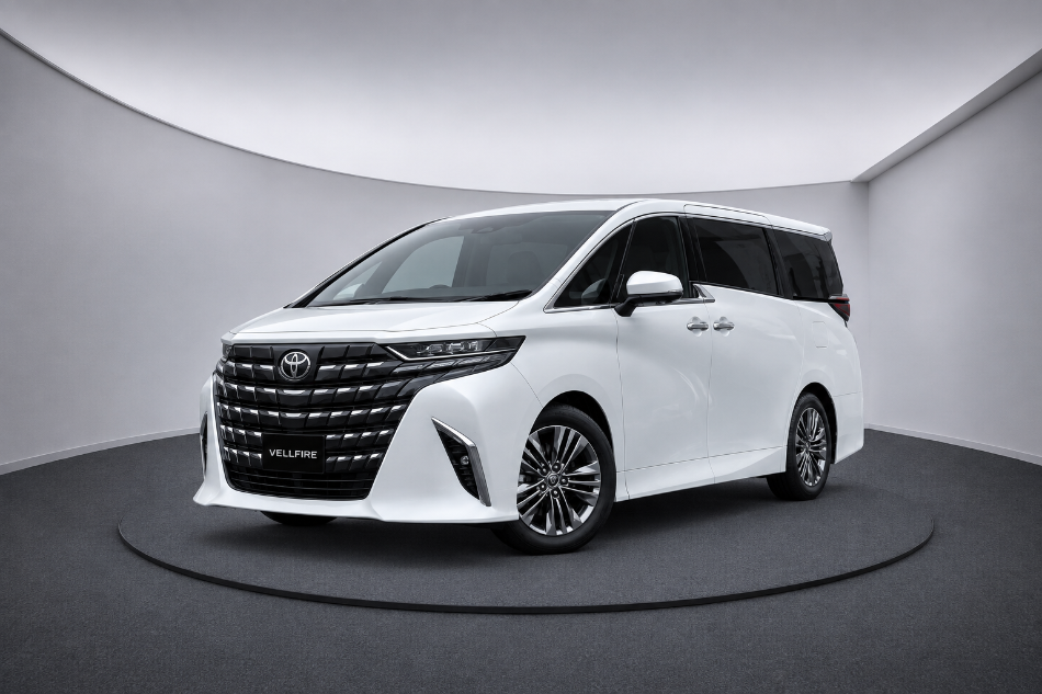 Toyota Alphard ready for a chauffeur transfer