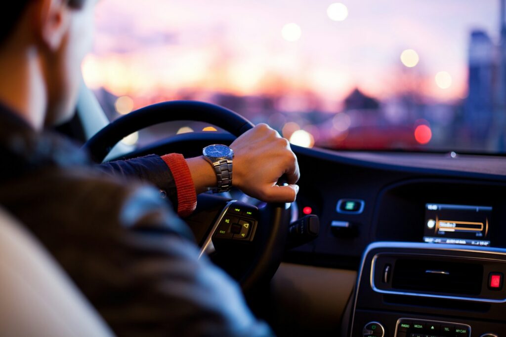 Driving licence and passport ready for a car rental pick-up in Malaysia